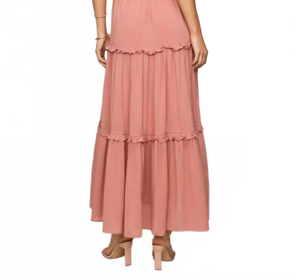 NEW Z SUPPLY eliora smocked maxi dress in terracotta clay - Picture 3 of 3